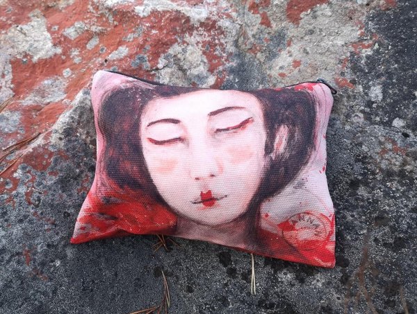 Geisha-pussukka - 21 x 15 cm